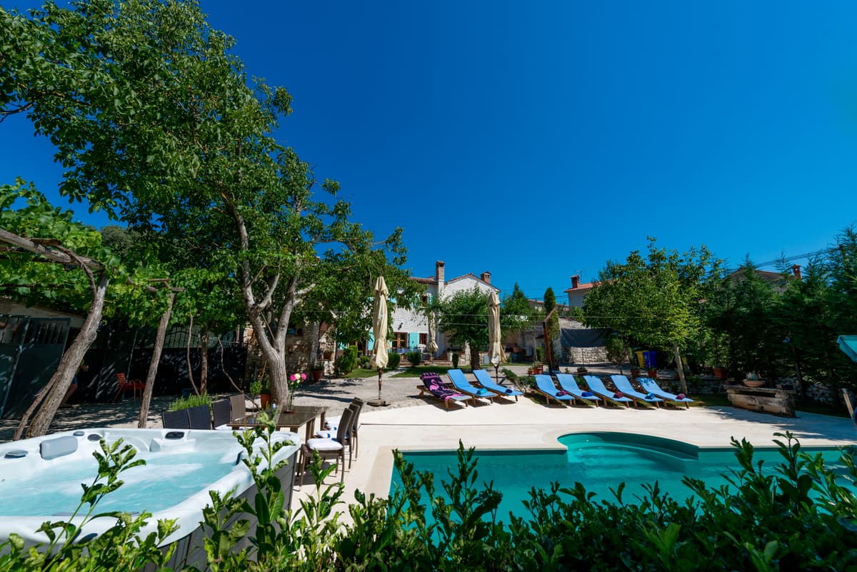 Jacuzzi Villa Panorama Istra